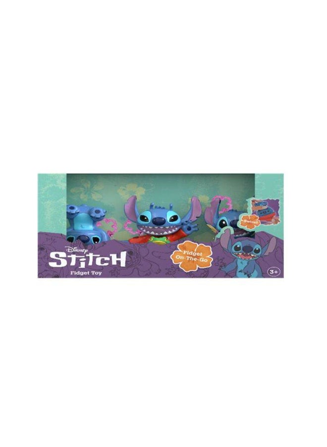 Disney Lilo & Stitch Stitch Wave 1 Fidget Toy Set (9 cm, Pack of 3) - Image 1